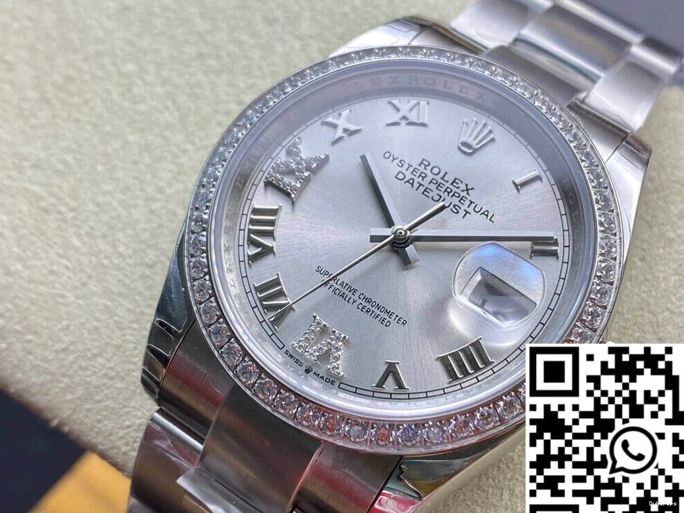 Datejust M126284RBR-0022 Factory Bezel Diamond-set Rolex EW 0119